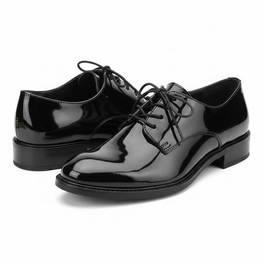 Black Patent Leather Oxfords