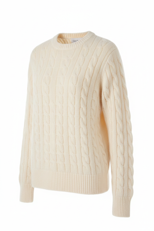 Loro Piana Cashmere Cable Knit Sweater