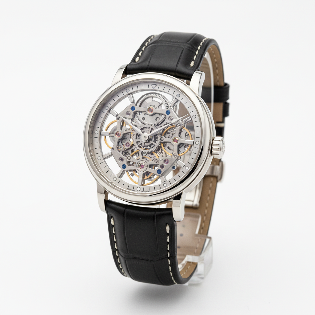 Platinum Skeleton Watch