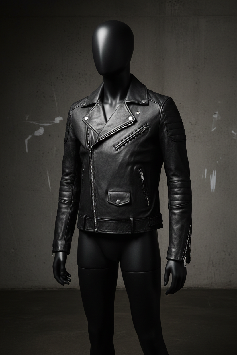 Saint Laurent Leather Biker Jacket