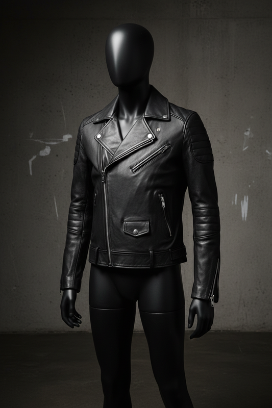 Saint Laurent Leather Biker Jacket