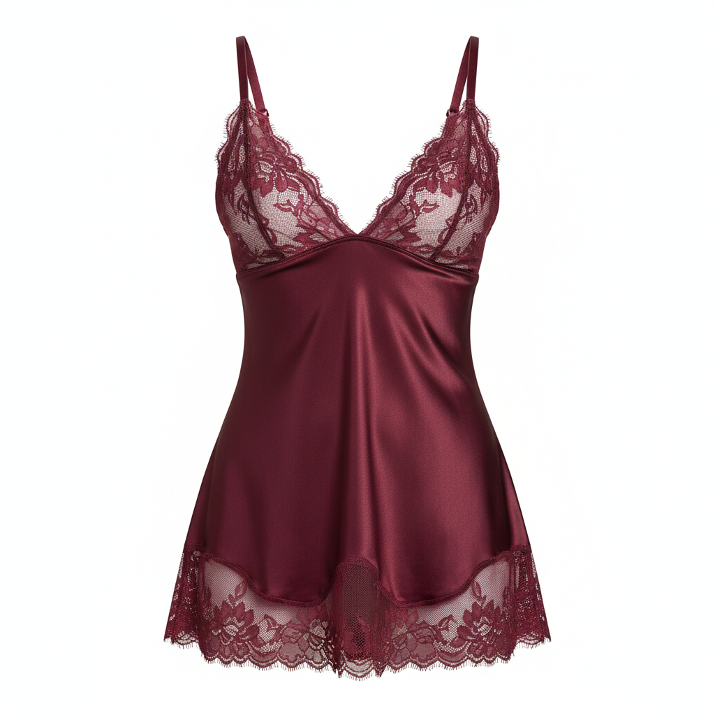 Satin and Lace Chemise